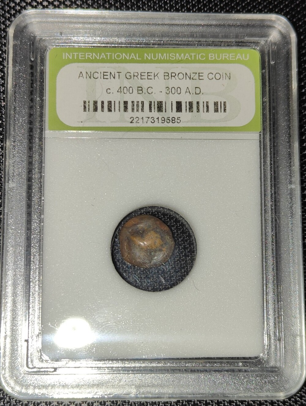 Ancient Greek Bronze Coin 400 B.C.-300 A.D. Vintage Authenticated Artifact #9585